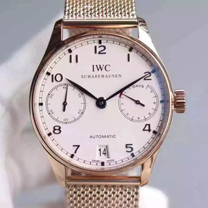 IWC portugisisk 7th limited edition portugisiske 7:e kæde V4 version, original Cal.51011 automatisk bevægelse mandlige ur